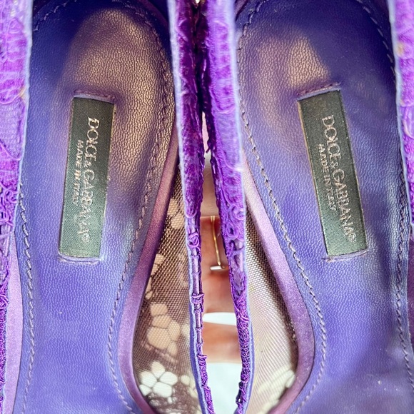 Dolce & Gabbana 'Bellucci' Lace & Crystal Pumps - Picture 6 of 9